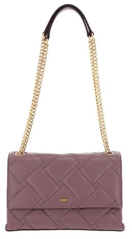 DKNY Willow Leather Shoulder Bag Vntg Rose