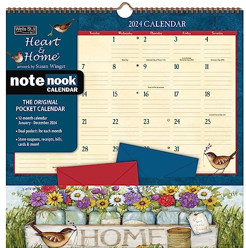 Susan Winget, Heart & Home Note Nook Calendar 2024