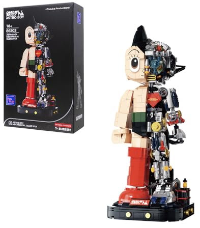 BRICKKK Astro Boy Bausatz, Ikonisches Konstruktionsset für Erwachsene Jugendliche Detailliertes Modell für die Präsentation Einzigartige Deko für Zuhause & Büro & Perfekte Geschenkidee