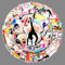 Gymnastics Stickers 50Pcs Waterproof Aesthetic Motivational Stickers for Water Bottle Bumper Scrapbook Laptop Skateboard Computer Bicycle Car,Vinyl Gymnast Sports Sticker for Teens Girls Adults