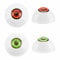 PH PandaHall 32mm Scary Eyeballs 2 Pairs Realistic Human Eyes Large Acrylic Eyeballs Bear Eyes Horror Props Costume for Halloween Party Decor Art Sculptures Props Puppets Jewellery Making