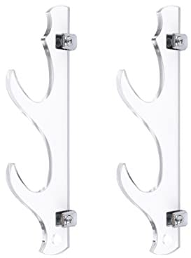 Support de sabre laser support mural en plexiglas transparent Katana stand sabre laser support mural Wand Wakizashi présentoir 2 couche, transparent
