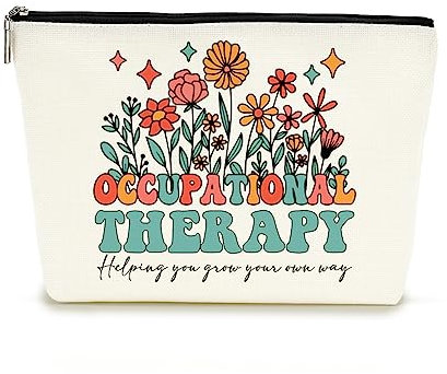 Inspirierende Make-up-Tasche, Kosmetiktasche, Ergotherapeutin, Geschenke, inspirieren Geburtstag, Wertschätzung, Abschlussgeschenke für Ergotherapeuten, Freund, Tochter, Cousin, hilft Ihnen, Ihren