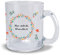 Kiwistar Tasse en verre transparent – Couronne de fleurs – Personnalisable avec texte imprimé – Personnalisable – Personnalisable – Tasse personnalisable – Tasse à personnaliser soi-même – Inscription