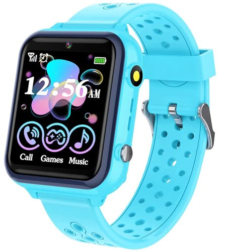 Smooce Kids Smart Watch with Phone Calling SOS Games Music Camera Video Alarm Recorder, Kid Watch for Boys Girls 4-10 Years Old Birthday Gifts