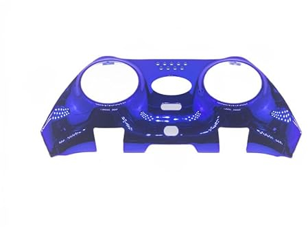 IFEEHE Dekorative Abdeckung für PS5 Edge Controller, Chrom, Blau