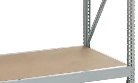 qpool24 GR, Weitspannregal WS 3000 mit Spanplatten, 2500 x 2000 x 1000 mm, verzinkt, 4 Ebenen, Fachlast 500 kg, Feldlast 2.000 kg