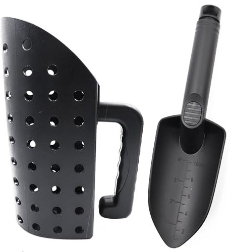 ieron Pelle à sable professionnelle et pelle pour la détection des métaux – Outils idéaux pour la chasse au trésor et l'exploration de la plage