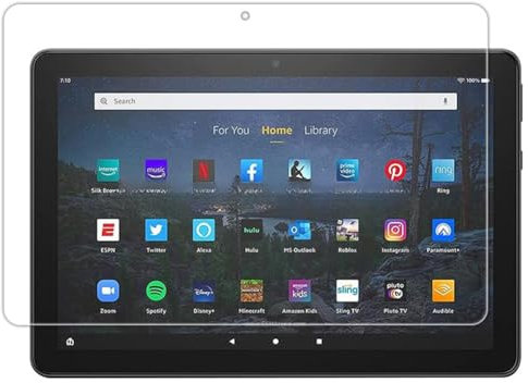 Kepuch 2 Pack Gehärtetes Glas Bildschirmschutz für Aamzon Fire HD 10 2023