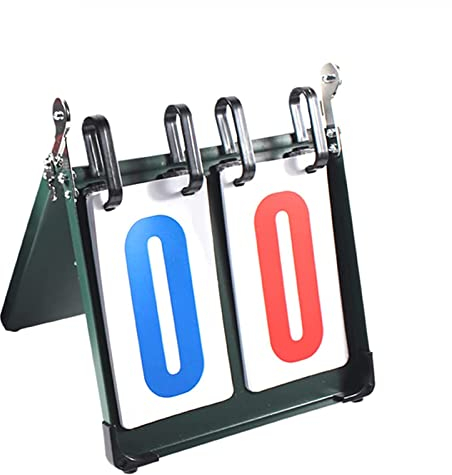 Lxwyq Tragbare Anzeigetafel, 2/3/4-stellige Tragbare Flip-Nummernanzeigetafel Sportanzeigetafel Punktezähler Für Tischtennis-Basketballzubehör