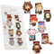 Harry Potter Magnet Lesezeichen für Schule, Uni, 8 Stk. - Praktisches Geschenk (Multipack, 8 Stück)