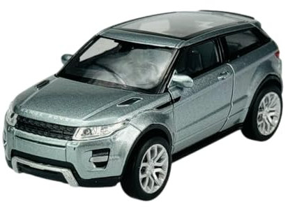 Welly Land Rover Range Evoque Silber 3 Türer Ab 2011 1/34-1/39 Metal Modell Auto Die Cast Neu im Kasten