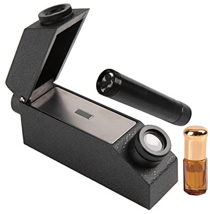 Edelstein-Refraktometer, Brechungsindex-Messgerät für Edelsteine, 22 X 11 X 8, Rhg181, 1,30–1,81, Professionelles Edelstein-Refraktometer Zur Identifizierung von Edelsteinen