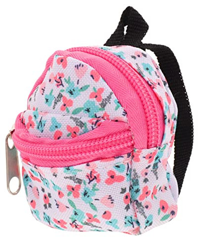 GARVALON Puppenrucksack Spielzeug Schultasche Für Miniaturen Puppenornament Miniatur Puppenrucksack Glatt