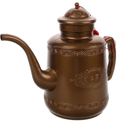 Amosfun Pitcher Lid Juice Jug for Refrigerator Vintage Design Water Pitcher for Daily Drinking