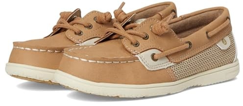 Sperry Boy's, Shoresider 3-Eye (Little Kid/Big Kid) Linen, 4 Medium, Big Kid