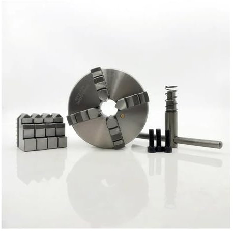 4-Backen-Drehfutter, 125 mm, große Bohrung, 38 mm, selbstzentrierendes 4-Backen-Drehfutter for Mini-Drehmaschine WM210V
