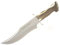 LO TRINCO YO Muela Cuchillo LOBO-23S hoja de acero inoxidable MoVa de 23 cm y empuñadura de asta de ciervo para Caza, Pesca, Supervivencia y Bushcraft