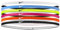 Nike Flex Classic Slim Headbands 6 Stück dünne elastische Haarbänder für Sport Volt (6 Stück)