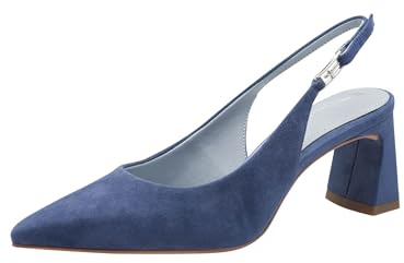 Tamaris Damen Slings Leder, blau, 41 EU