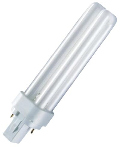 NCC-Licht Kompaktleuchtstofflampe CFL 13W/827 G24d-1 2P 870lm warmweiß 2700K