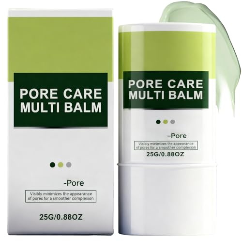 Po/re Relief Multi Balm Stick,Instant Cooling Balm for Pore Tightening,Multi Stick Firming Deep Hydration,Fast Absorbing Non Greasy Balm,Multi Balm Soothes Skin with Cactus Extract for Face & Nose