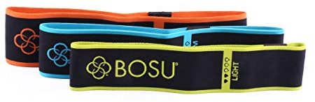 Bosu Stoff-Widerstandsbänder (3er-Pack), Mehrfarbig (72–6920)