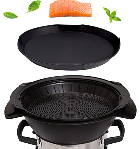 mixcover Dampfgarform Silikonform Auflaufform für Bosch Cookit Dampfgarraum