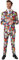 Suitmeister Herrenanzug - Casino Poker Icons Print - Tailliert Party Kostüme - Fasching - Größe S