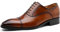 DESAI Hombre Zapatos de Ciudad con Cordones Oxford, Nuevo Marrón, 43 EU