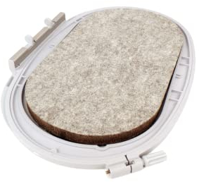 dime Designs in Machine Embroidery Hoop 'N Press Pads – für Bernina 145 x 255 mm, ovale Standard-Stickrahmen