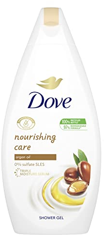 Dove Lot de 6 gels douche « Nourishing Care » 0 % sulfate SLES 450 ml