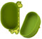 Qshare 2in1 Travel Silicone Plate Feeding Set - Giraffe Design Suction Baby Plate, Travel Essential