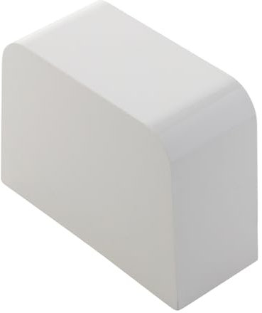 Bouchon linéaire goulotte/climatiseur 80x60mm - Blanc Ral 9001 - Zenitech