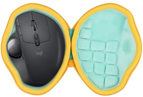 co2CREA Hart Reise Tasche für Logitech MX Ergo/Ergo S/Ergo Plus/Ergo M575 /M575S /M501 Wireless Kabellose Ergonomische Trackball Maus