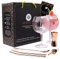 VEMACITY Set di 2 Bicchieri Gin Tonic Rigati | Bicchieri Fatto a Mano con 2 Cannucce Metalliche, Cucchiaio, Misurino Cocktail | Ricetta PDF | Gin Tonic Kit Regalo