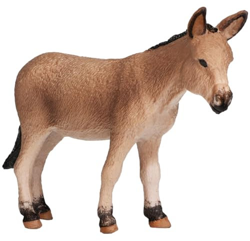 Supvox Stehendes Eselmodell aus Simuliertes Tierfiguren für Perfektes Deko Element für Zuhause und Garten für Freunde und Familie