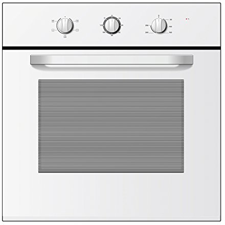 Statesman BSF60WH Built-In Single Cavity Fan Oven, 4 Cooking Functions, 2 Hour Timer, 65L, White