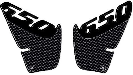 labelbike - Adesivi in Resina gel 3D Protezioni laterali Serbatoio Moto compatibili con KAWASAKI ER-6n 2007-2011