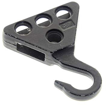 LEGO 1 x Technic Kran Haken schwarz Metall Eisen Technik Hook Large Metal groß (zerkratzt) für Set 8285 8462 9607 8438 8421 8094 70644