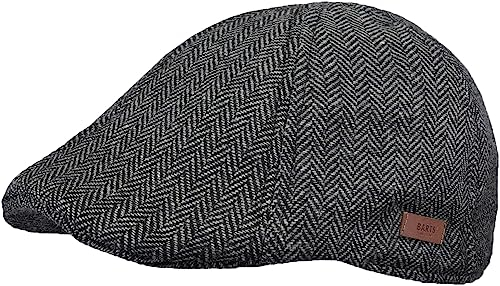 Barts Herren Mr. Mitchell Cap Baskenmütze, Schwarz (0001-BLACK 001J), Medium
