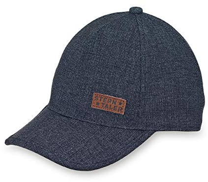 Sterntaler Basecap Jeans - Jungen Baseball Cap mit Metallschließe zur Größenregulierung - Sommer Basecap in Denim Optik - sportive Baby und Kinder Schirmkappe, UV-Schutz 50+, marine, Größe 55