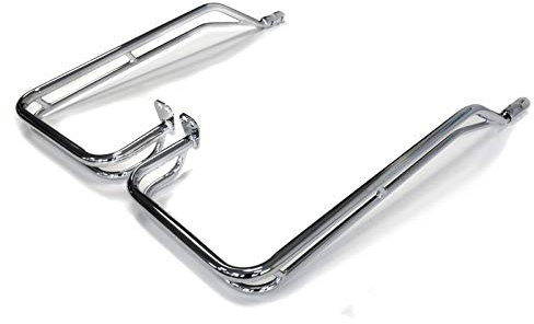Satteltaschen Schutzbügel für Harley Davidson Road King 09-13 Chrom