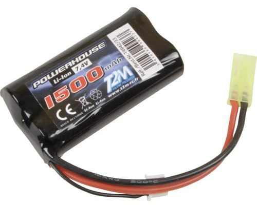 T2M Pack de Batterie (LiIon) 7.4 V 1500 mAh Nombre de cellules: 2 Pack Course Mini-Tamiya