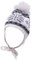 CATYA 5035Y cuffia bimba girl wool white/grey berretto hat [III (44 CM)]