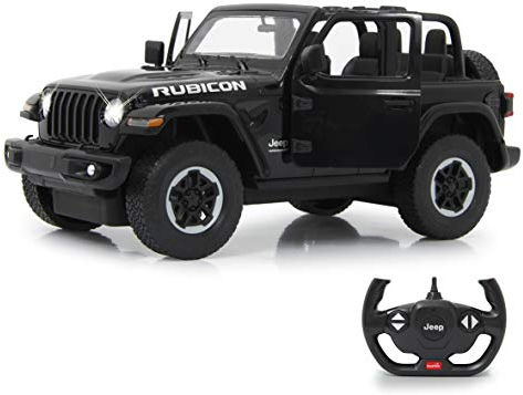 Jeep Wrangler JL 1:14 2,4GHz Tür manuell - offiziell lizenziert, bis 1 Std Fahrzeit, ca. 11 Km/h, perfekt nachgebildete Details, detaillierter Innenraum, LED Licht