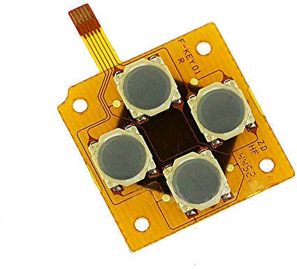 Gintai Sustitución de la Placa de Teclado Host para Cables Flex para Nintendo 3DS XL LL D-Pad