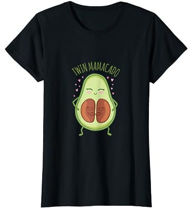 Cadeau pour les mères - jumeaux enceinte mamacado baby bump T-Shirt