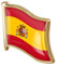 Zonster 1pc De La Solapa De La Bandera De España Pin Pin De La Solapa De Metal Broche De La Bandera Española Regalo De La Novedad Tie Pin Accesorios