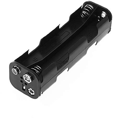 Lot de 8 supports de piles AA, boîte à piles longue bande 8 boîtiers AA 12 V double face arrière de stockage 9 V pour soudure (pas de fil)